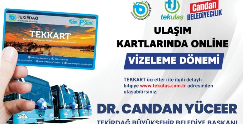 ULAŞIM KARTLARINDA ONLİNE VİZELEME DÖNEMİ