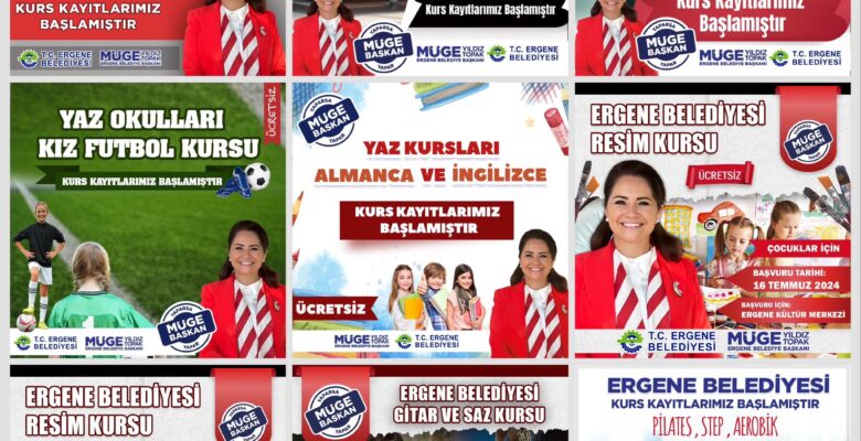 Ergene Belediyesi’nin yeni dönem kursları başladı.