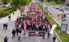1 MAYIS ÇORLU’DA KUTLANDI