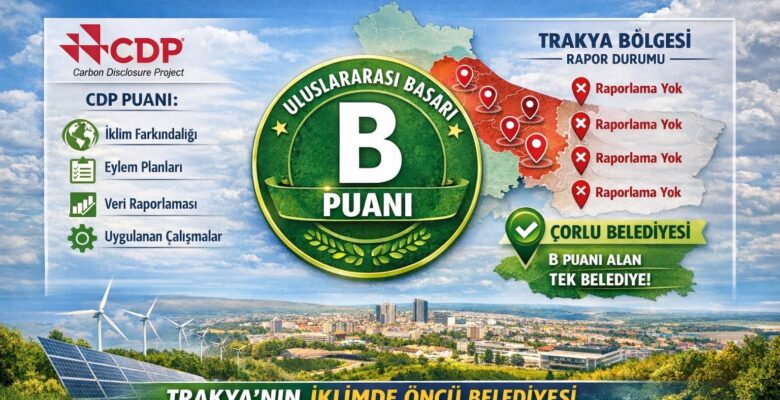 Çorlu Belediyesi İklim Mücadelesinde Trakya’nın Öncüsü Oldu