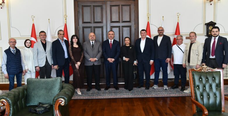 GAZETECİLER DERNEĞİ’NDEN  VALİ SOYTÜRK’E  ZİYARET