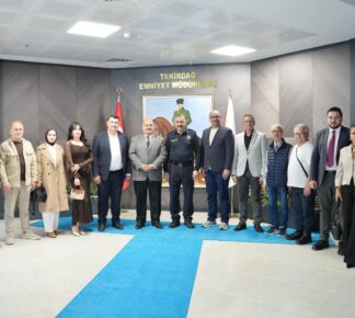 Tekirdağ Gazeteciler Derneği’nden Turanlı’ya ziyaret