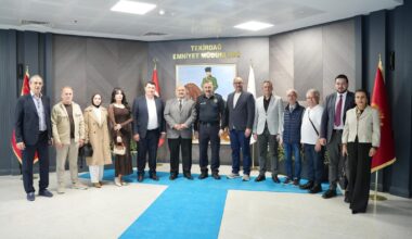 Tekirdağ Gazeteciler Derneği’nden Turanlı’ya ziyaret