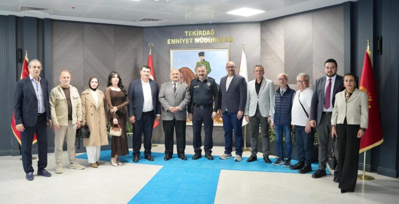 Tekirdağ Gazeteciler Derneği’nden Turanlı’ya ziyaret