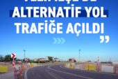 VELİMEŞE’DE ALTERNATİF YOL TRAFİĞE AÇILDI