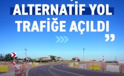 VELİMEŞE’DE ALTERNATİF YOL TRAFİĞE AÇILDI