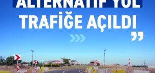 VELİMEŞE’DE ALTERNATİF YOL TRAFİĞE AÇILDI