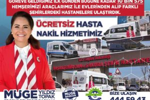 BAŞKAN MÜGE YILDIZ TOPAK: ‘SOSYAL BELEDİYECİLİKTE HİÇBİR HEMŞERİMİZİ YALNIZ BIRAKMIYORUZ!’